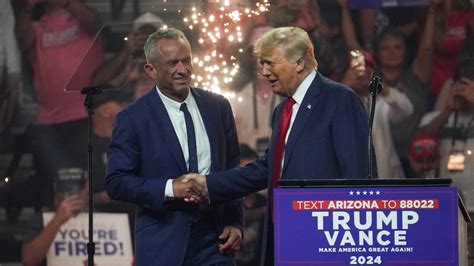 pesmail|RFK Jr. endorses Trump after weeks of back.
